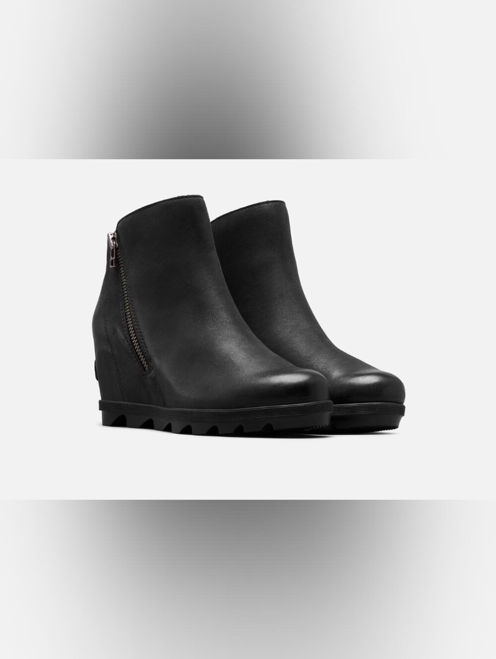 Sorel Joan of Arctic Wedge III Zip Bootie Black Size 7